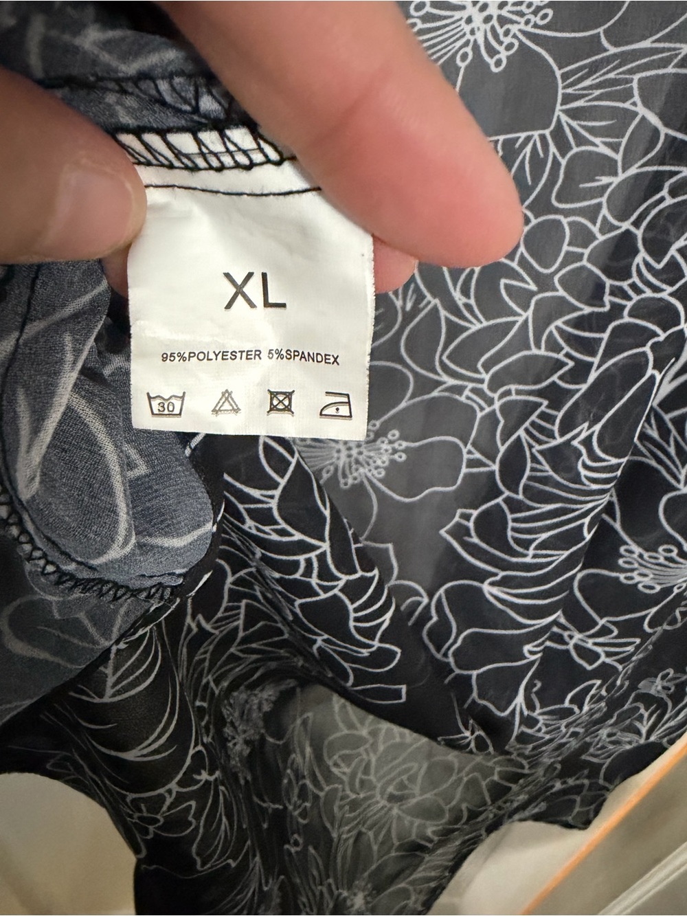 Torrid white tank and Black Sheer Floral Kimono - Picture 7 of 7